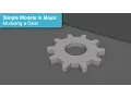 Maya Simple Models Gear
