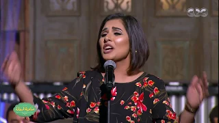 صاحبة السعادة نهى حافظ تشعل مسرح صاحبة السعادة بـ تتر مسلسل آلف ليلة وليلة 