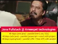 Java full stack road map in Ameerpet Technologies