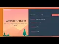 Build a React js Bootstrap 5 Weather App Using OpenWeatherMap API in Browser Using Fetch API in JS