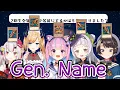 【Hololive JP】Had hard time on deciding their gen. name【Eng Sub】