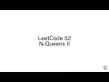 LeetCode 52 N-Queens II