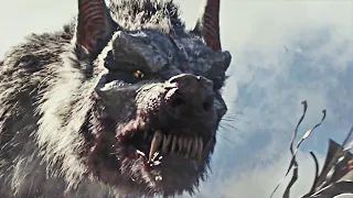 madness of giant animals scene rampage movie scene