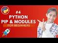 Modules and Pip Python Tutorial - Day