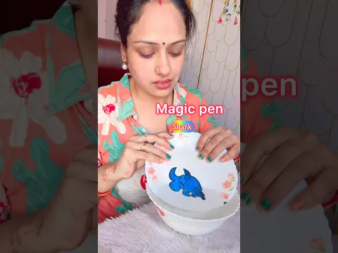 Magic Pen shark 🦈 for kids #diy #smartartandcrafts #shorts  #magicpen