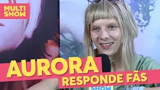 Cantora Aurora responde perguntas dos fãs brasileiros | Bastidores | Multishow Música