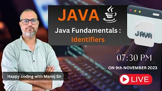 3 Identifiers in java in hindi Rules to declare Java identifiers with examples By Manoj Sir