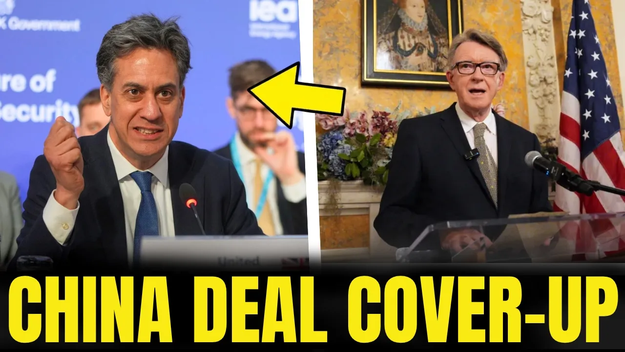 Miliband REFUSES To Publish His China Deal As Mandelson's CCP Links Resurface