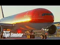 Flight Simulator in 2025 Boeing 777 Las Vegas Amsterdam RTX 4070 Ti Super