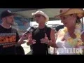 John Barbara talk tattoos at the Jimmy Buffett tailgate party in Jones Beach NY 2015