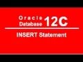 Oracle SQL PLSQL 12C Tutorial 7 How to Insert Record or Data in Table