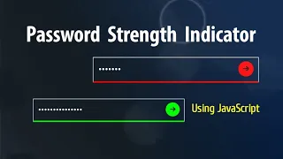 How To Make Password Strength Checker Using HTML CSS and JavaScript Beginner Project