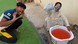Granny Red Sharbat Peela Diya 😱 Ahmed Bhai Gabru Bal Bal Bachy 😨