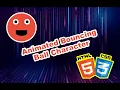 Animated Bouncing Ball Character Tutorial CSS Animation Basics