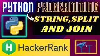 String Split And Join Hindi HackerRank Python Programming Rajnish Chaurasia