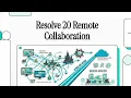 How to Run a DaVinci Resolve 20 Cloud Project With a Remote Editor Step-by-Step Workflow