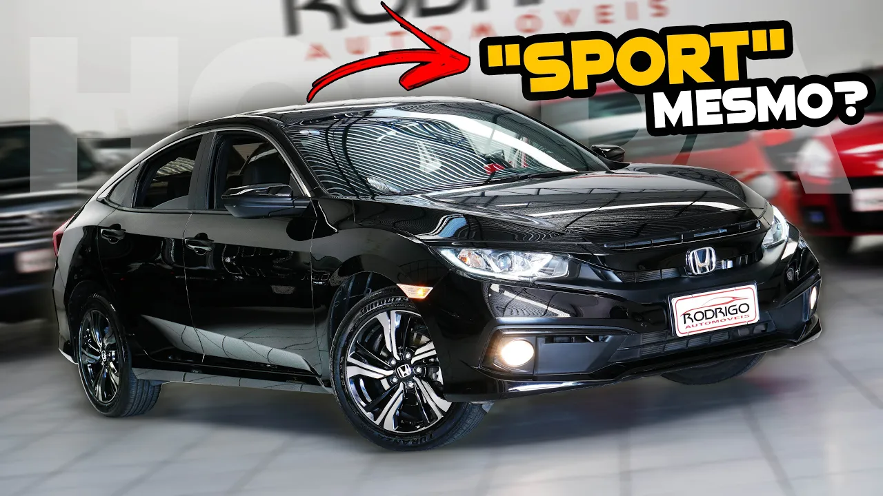 MELHOR QUE O COROLLA? Honda CIVIC SPORT 2020 que além de MAIS BARATO é o MAIS BONITO DA LINHA!