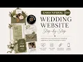 Canva Wedding Website Tutorial Customize Your Wedding Website from Start to Finish