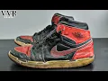 NIKE Air Jordan 1 Bred OG - Make Swoosh Sole Swap Dye