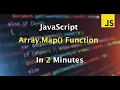 Javascript Array Map function in 2 Minutes 2020