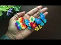 Fuse beads DIY keychains butterfly pattern