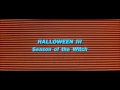 Halloween III: Season of the Witch - Main Title / John Carpenter and Alan Howarth