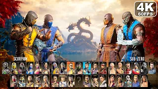 Mortal Kombat 1 Gameplay All Characters MK1 