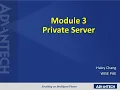 Advantech iSensing e-Learning WISE Module 3 Private Server