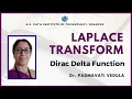 Dirac delta function Dr Padmavathi Vedula