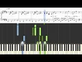 [Moana] Where You Are (solo) (Synthesia Piano Tutorial w/Lyrics)