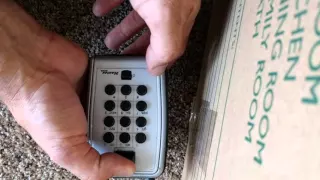 How to pick push button master lock realtor lockbox