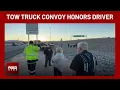 Las Vegas tow truck convoy honors driver killed on I-215 nearly five years ago