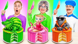 Me Vs Grandma Cooking Challenge Awesome Food Recipes By Multi DO Challenge 