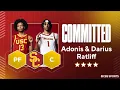 WATCH 4-stars Darius Ratliff Adonis Ratliff Commit to USC Trojans LIVE on CBS Sports