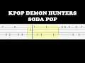Download Lagu Soda Pop - Kpop Demon Hunters (Easy Ukulele Tabs Tutorial)