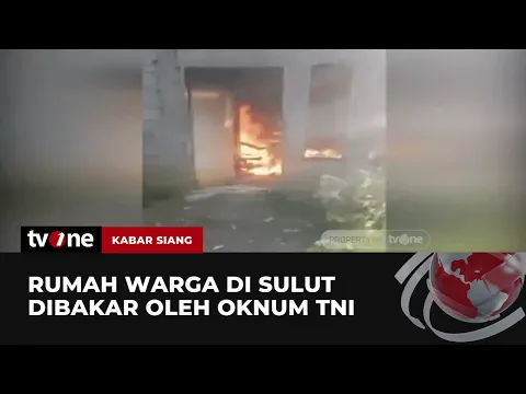 Oknum TNI Bakar Rumah Warga di Tomohon