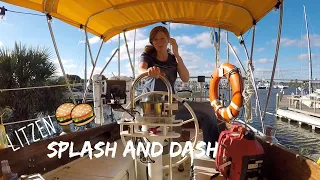 Starting a Marine Diesel out of the Water in a Sailboat (E.58 Sailing w/the Litzenbergers)