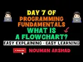 Day 7 What is a Flowchart programming Fundamentals