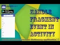How to create awesome dictionary app in android STEP 3 1 Handle event from Fragment in activity