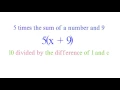 Lesson 10 Writing Expressions with Parentheses