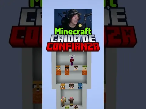 NO Confíes NUNCA XD Caída de Confianza en Minecraft #shorts #minecraft