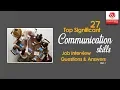 Communication Skills Interview Questions and Answers 2019 Part-1 Communication Skills WisdomJobs