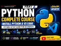 Install Python VS Code on Windows Python Complete Course Part 2 Hindi 20263