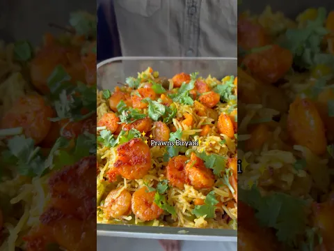 Making Biryani with a Twist 🍤