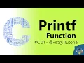 Printf How to Use Printf in C Language C Program Tutorial