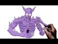 How To Draw Sasuke s Skeleton Susanoo Step By Step Naruto