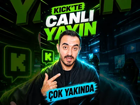 KICK'de Canlı Yayınlara Başlıyoruız Takip Edin Şimdi!