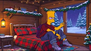 Cozy Winter By The Fireplace Lofi Hip Hop Calm Breeze Stress Free Vibe 