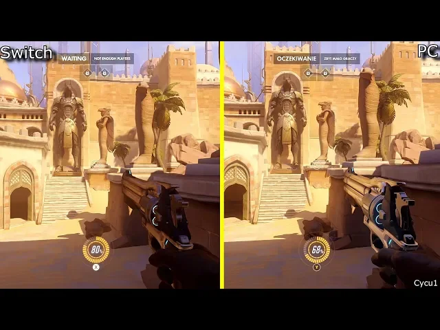 Overwatch Nintendo Switch vs PC Max Settings Graphics Comparison