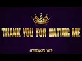 Citizen Soldier - Thank You for Hating Me (Official Lyric Video)